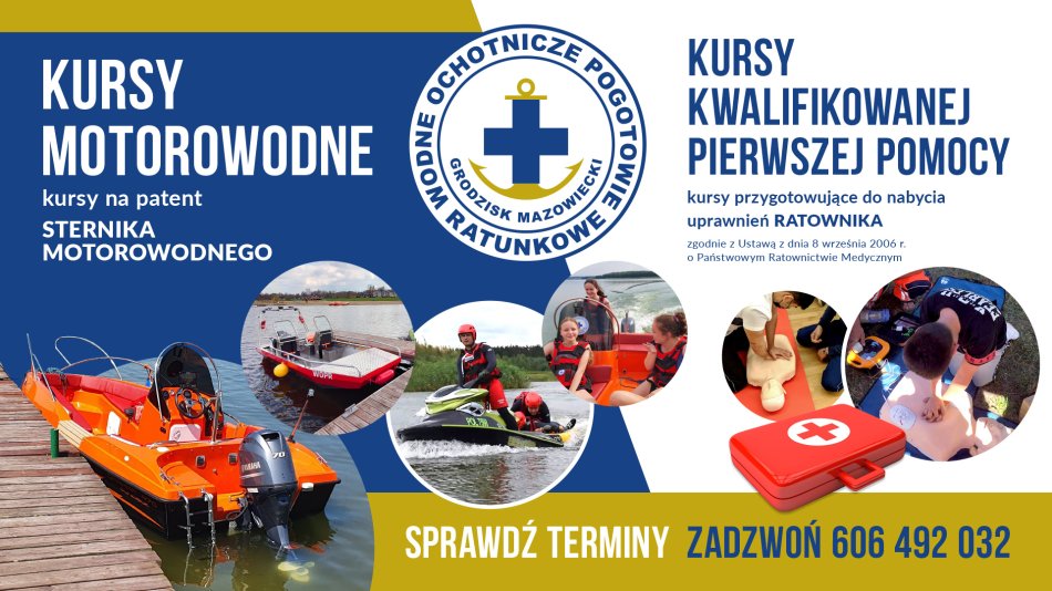 Jesienna Edycja Szkoleń 2026 - WOPR Grodzisk Mazowiecki