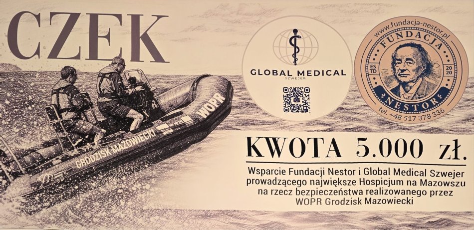 Global Medical Szwejer & Fundacja Nestor - WOPR Grodzisk Mazowiecki