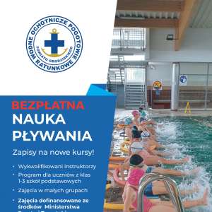 BEZPŁATNE ZAJĘCIA PŁYWACKIE - WOPR Grodzisk